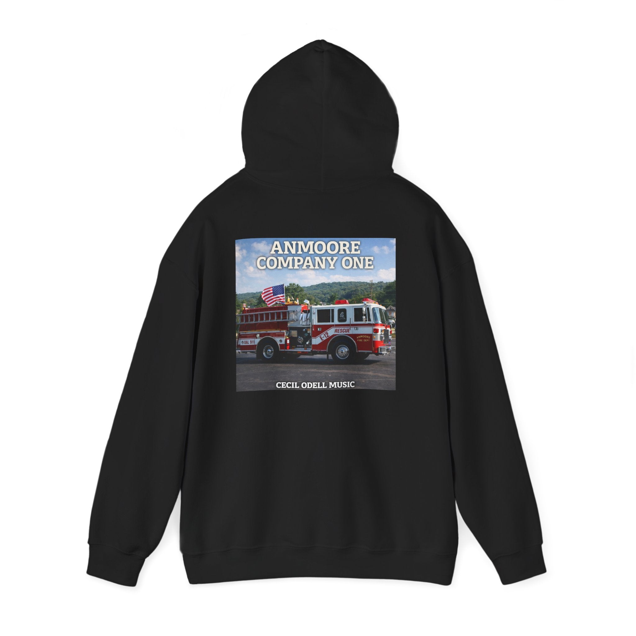 West Virginia Line Firetruck Hoodie: "The Sound of the West Virginia Line" Tribute Sweatshirt