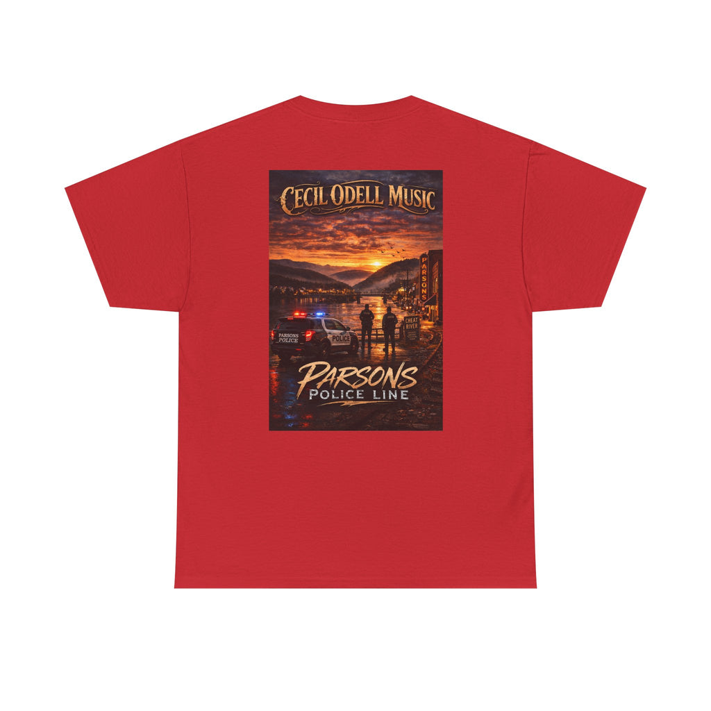 Parsons PD song art shirt