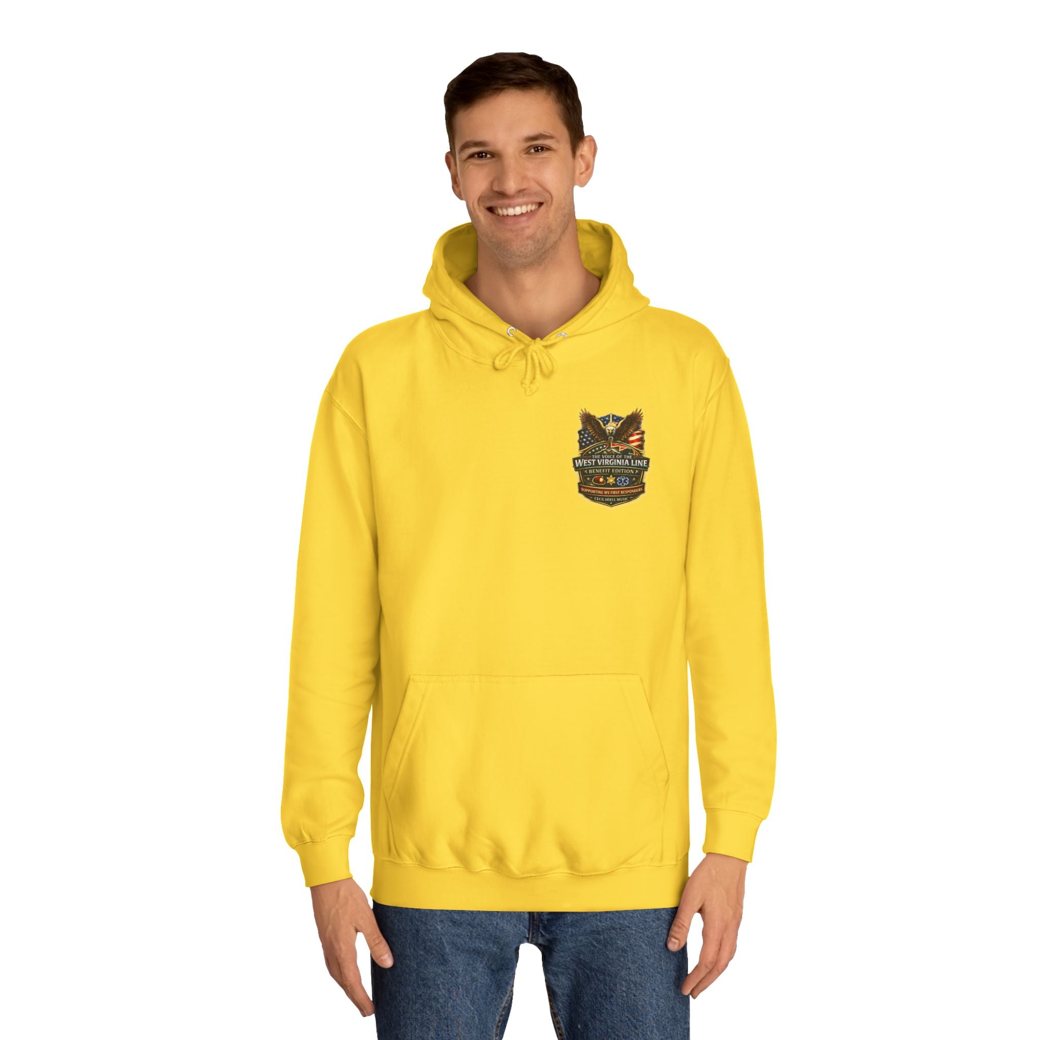 West Virginia Line Badge Hoodie: State & First Responder Tribute
