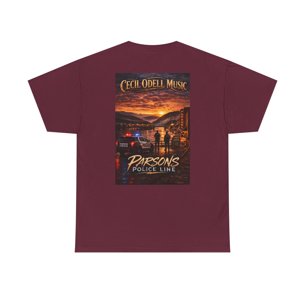 Parsons PD song art shirt