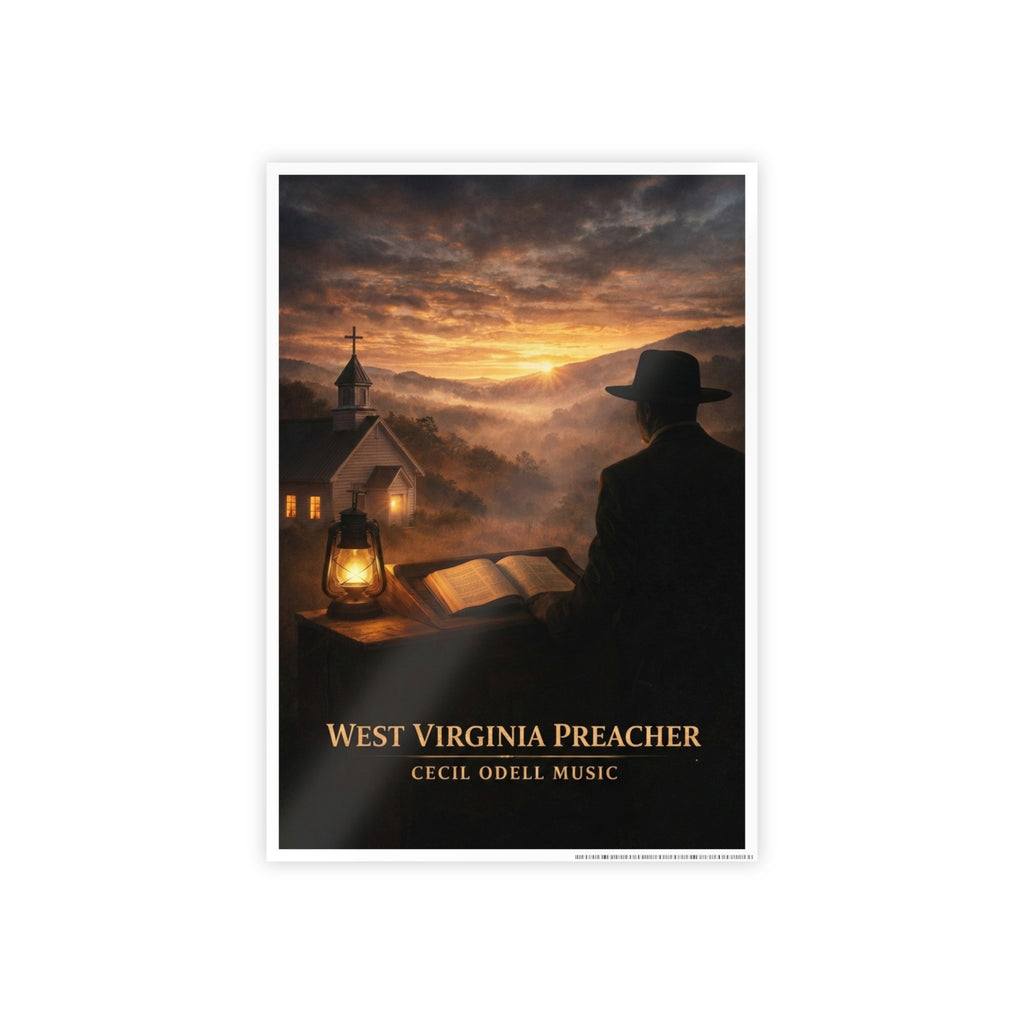 West Virginia Preacher Gloss Poster