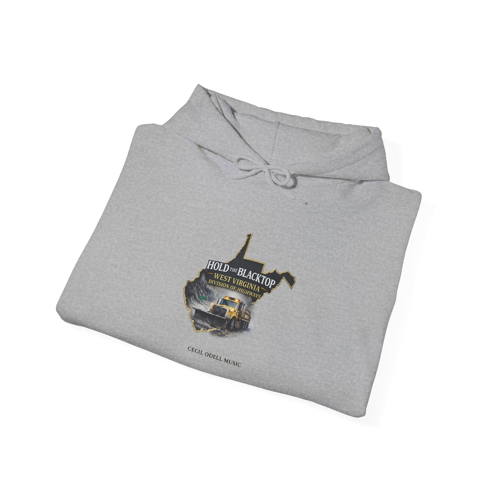 Hold the Blacktop Hoodie: Classic Road Trip Graphic Pullover