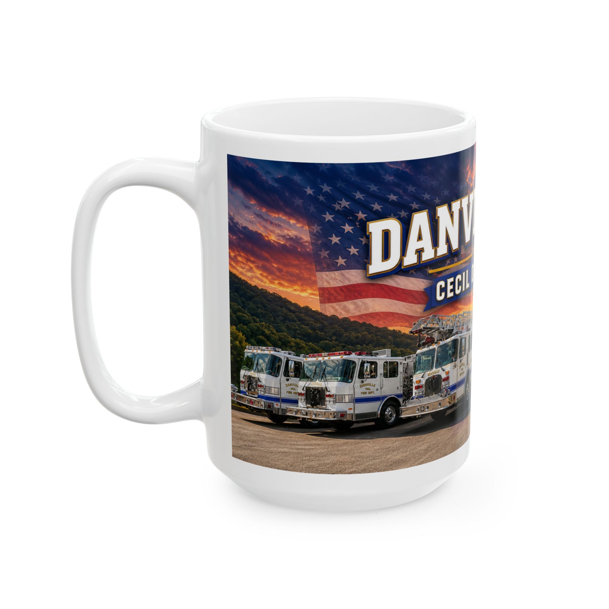 Danville VFD Ceramic Mug: Cecil Odell Music Design (15oz)