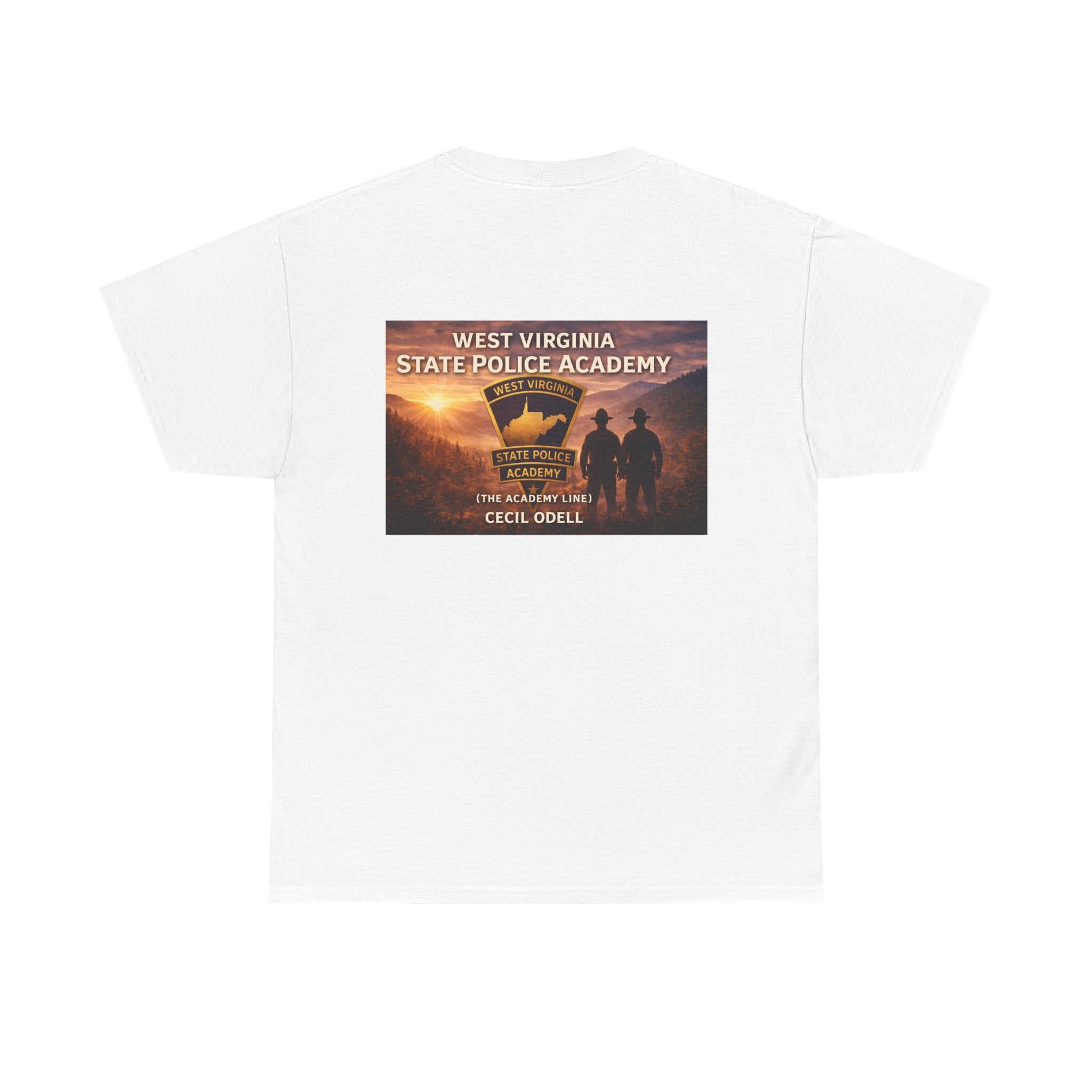 State Police Academy T-Shirt - West Virginia Honor Badge Design