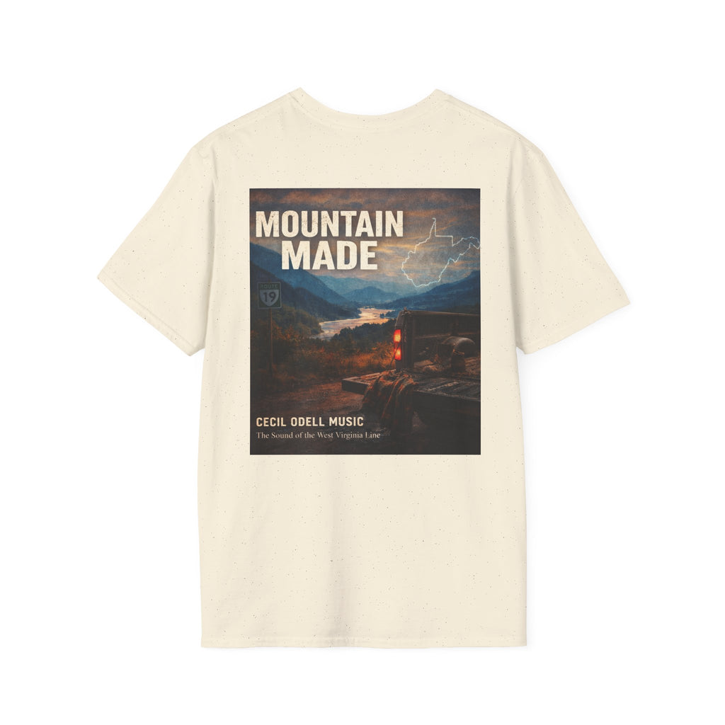 Mountain Made T-Shirt: "Cecil Odell Music" Vintage Mountain Landscape Tee