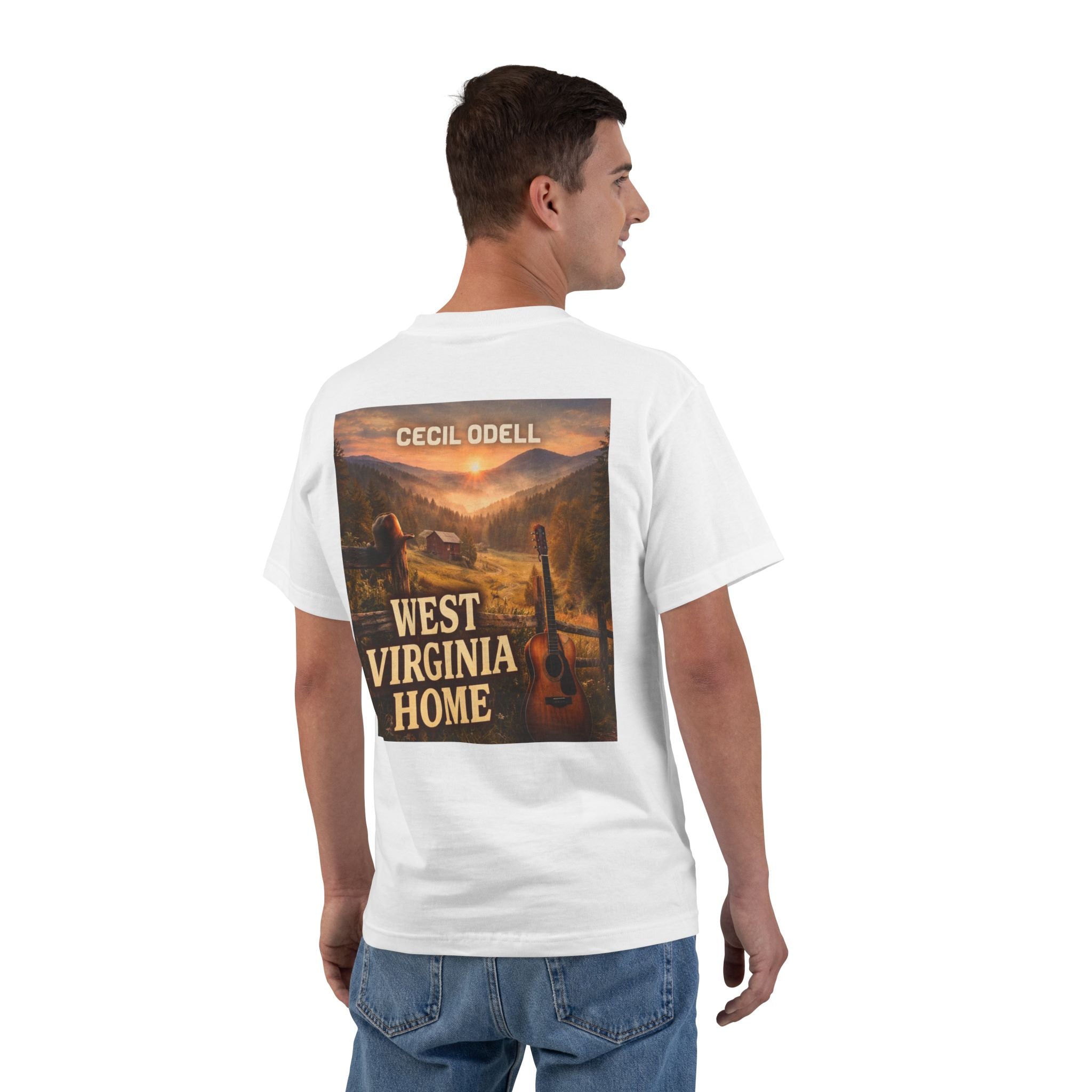 T-Shirt: 'West Virginia Home' Vintage Music Poster Graphic