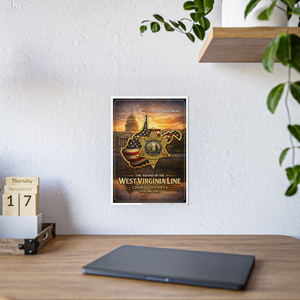 West Virginia Line County Sheriffs Poster