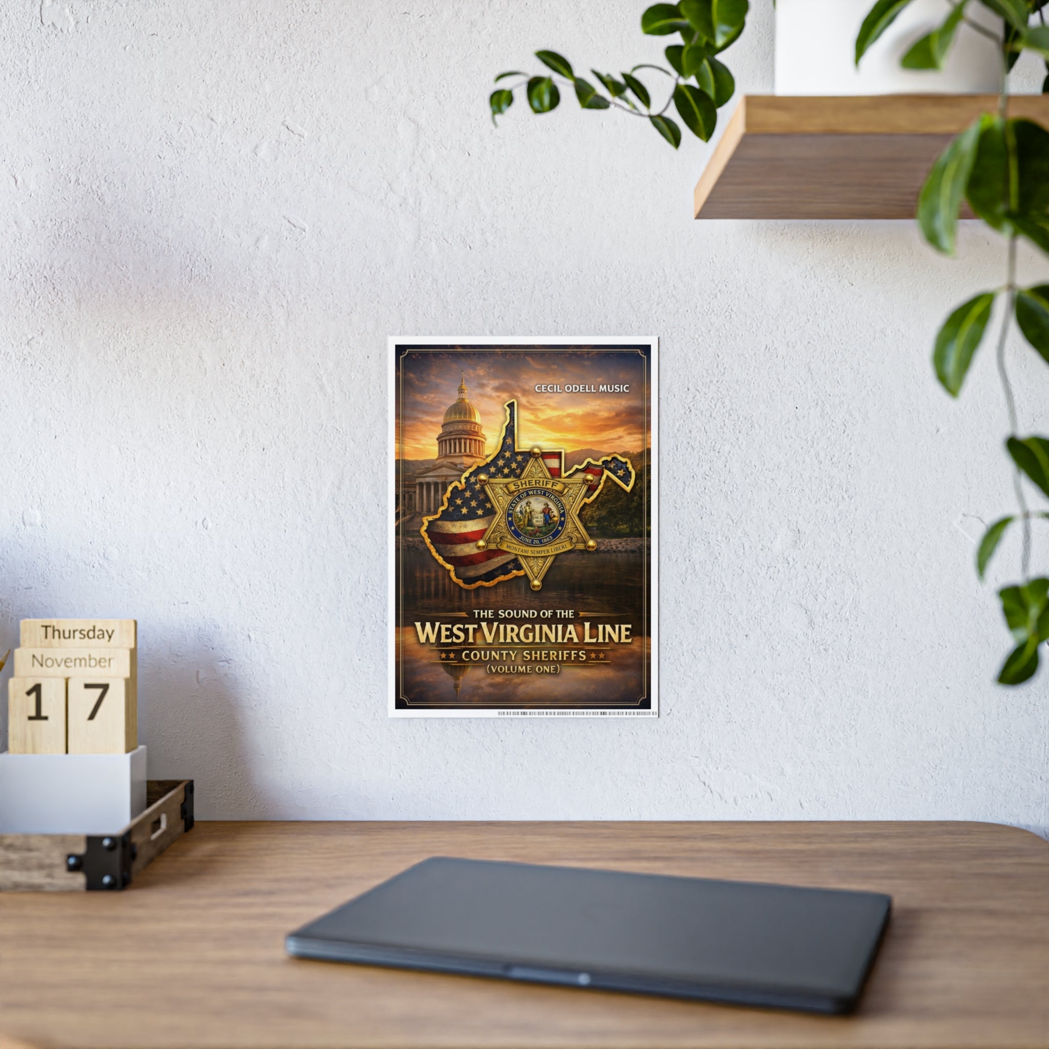 West Virginia Line County Sheriffs Poster