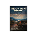 Mountain Made Poster: West Virginia Vintage Landscape Print