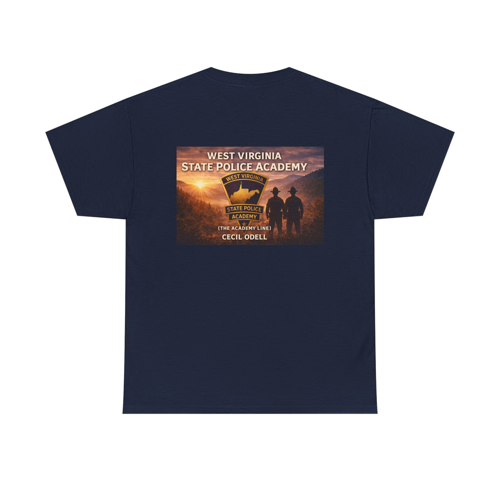State Police Academy T-Shirt - West Virginia Honor Badge Design
