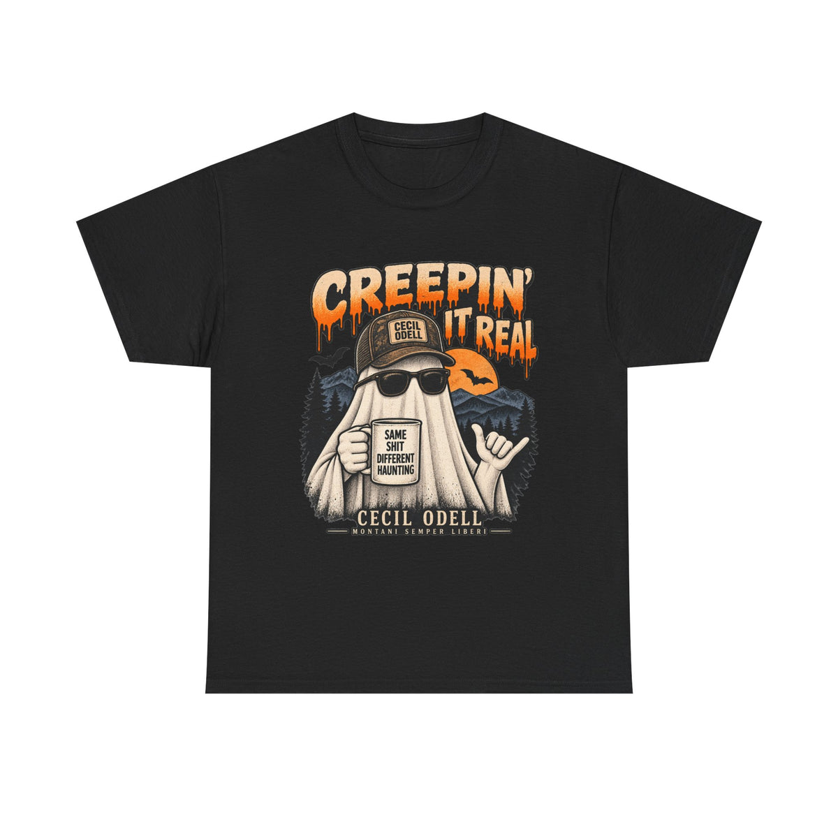 Creepin' It Real Halloween Tee | Cecil Odell