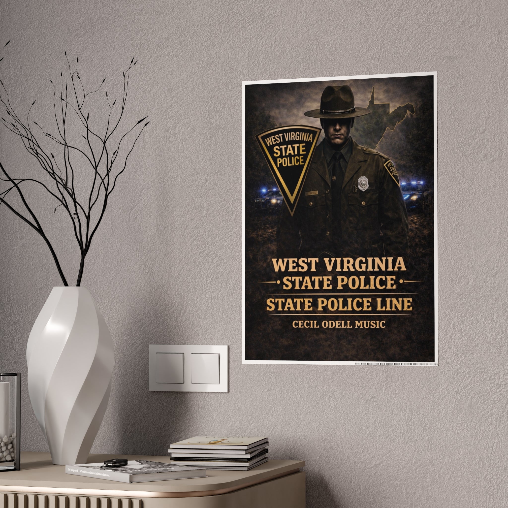 West Virginia State Police Vintage Poster (Gloss)