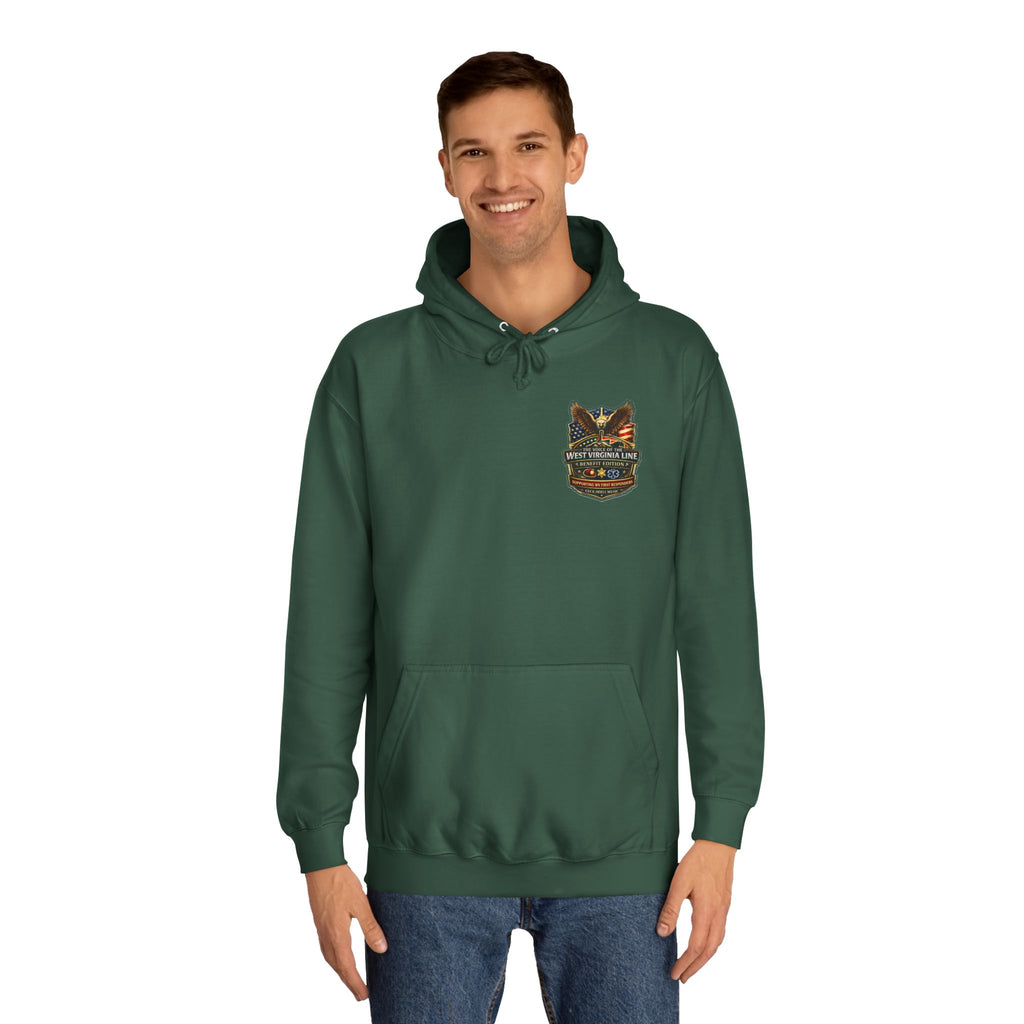 West Virginia Line Badge Hoodie: State & First Responder Tribute