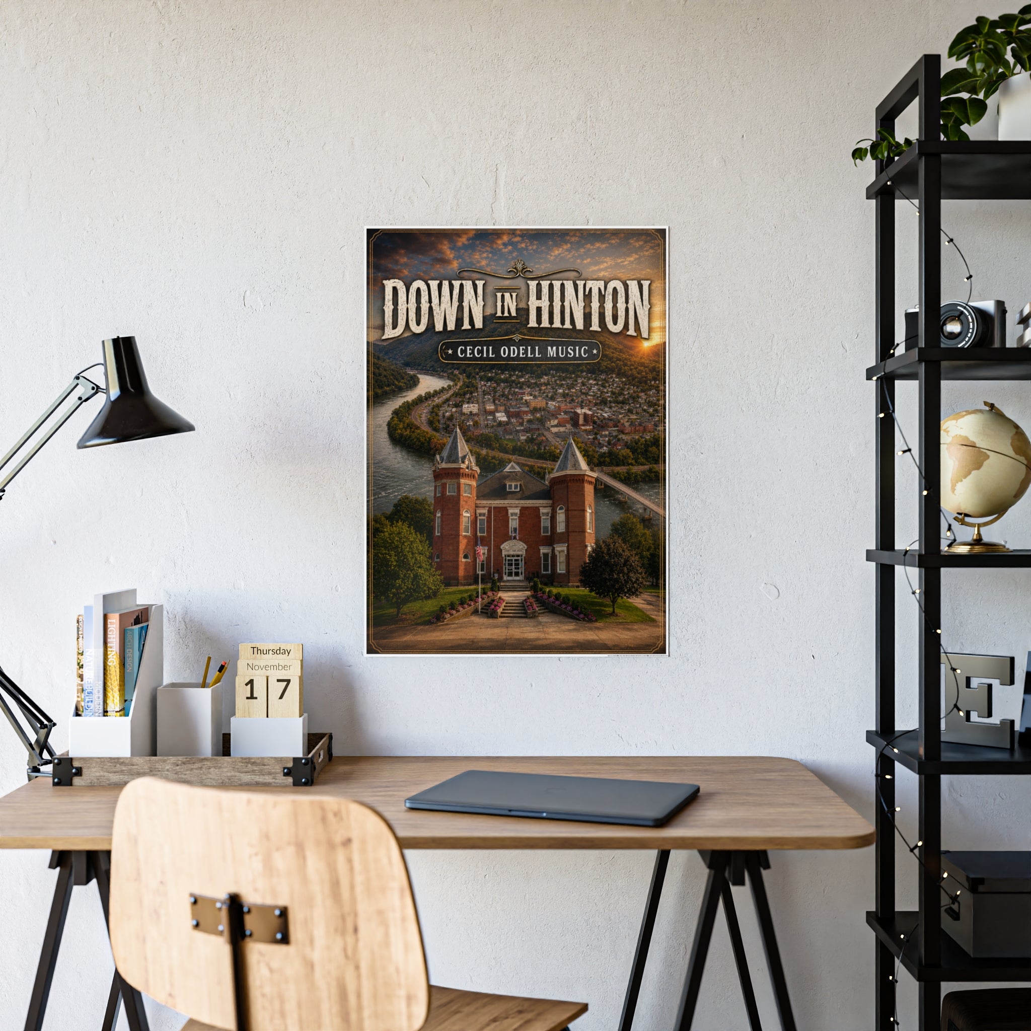 Down in Hinton Gloss Poster