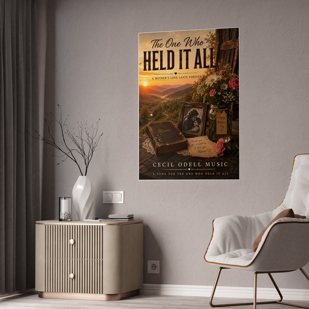 “The One Who Held It All” Gloss Mother’s Day Poster