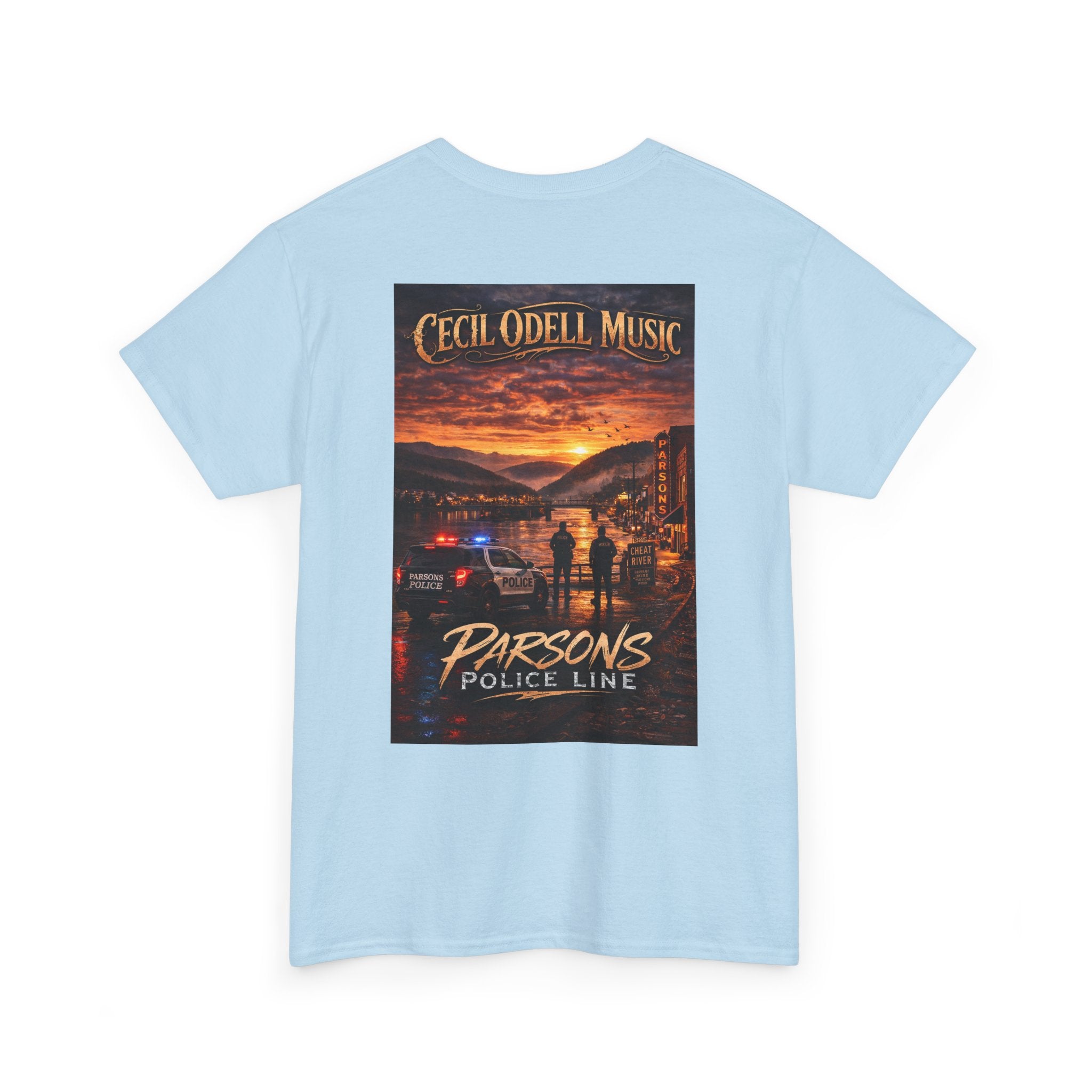 Parsons PD song art shirt