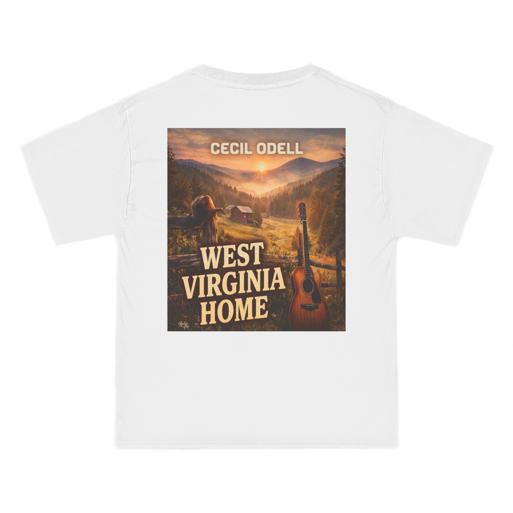 T-Shirt: 'West Virginia Home' Vintage Music Poster Graphic