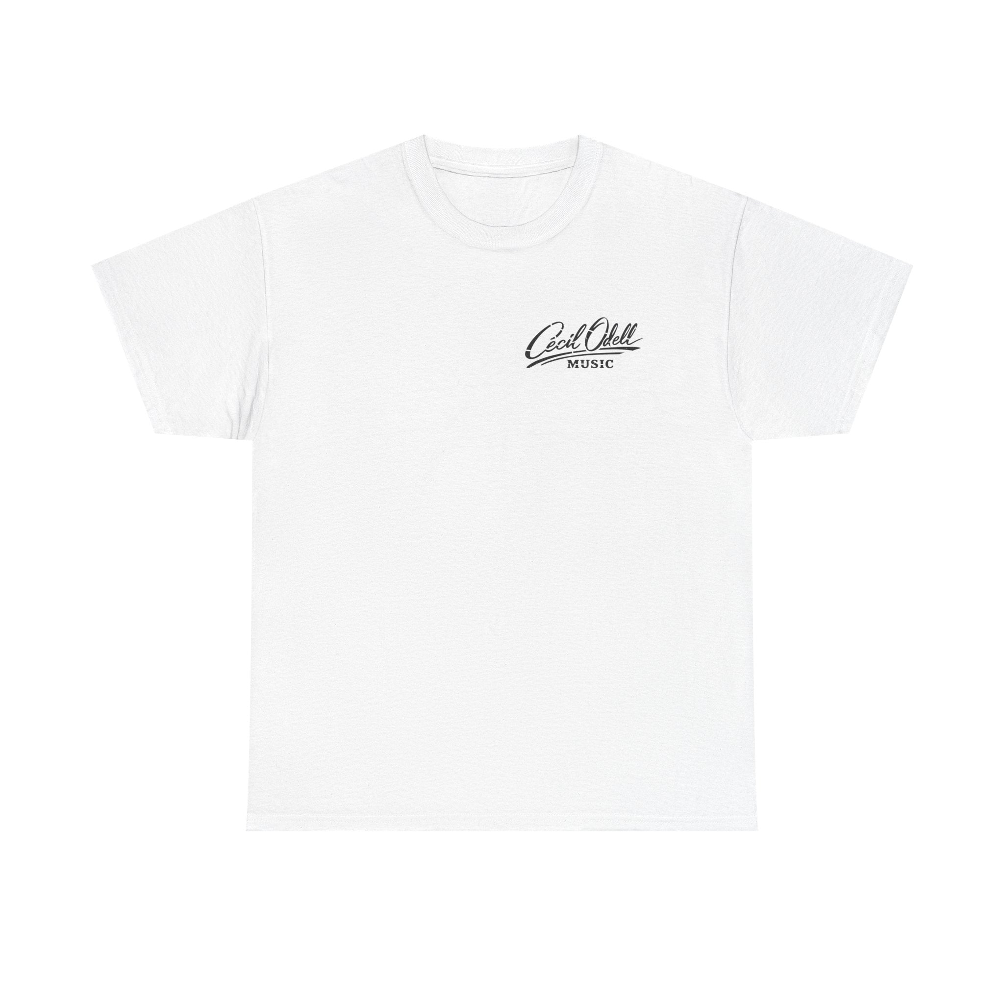 K9 Partner T-Shirt: 'Cecil Odell Music' Script Chest Design