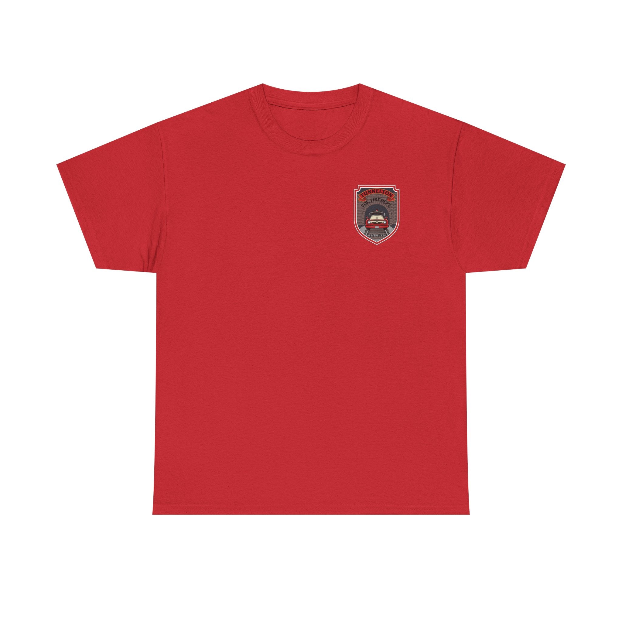 Tunnelton VFD Firetruck Tee: Volunteer Fire Department Fundraiser T-Shirt
