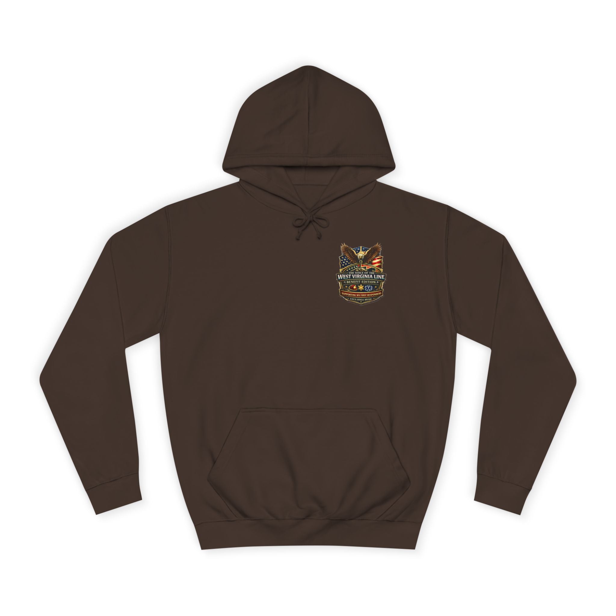 West Virginia Line Badge Hoodie: State & First Responder Tribute