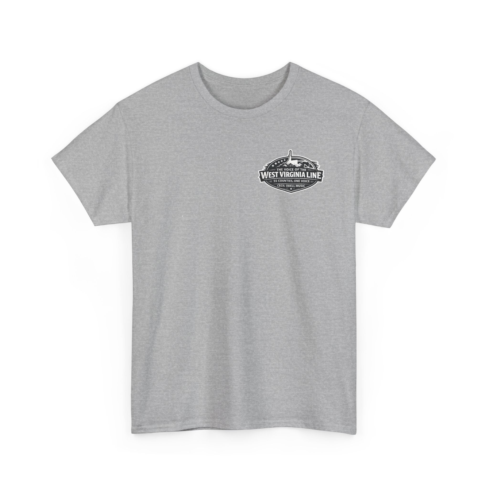 West Virginia Line Tee: 'The Voice of the West Virginia Line' Graphic T-Shirt