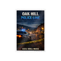 Oak Hill Police Line Gloss Poster: Crime Thriller Movie/Book Wall Art
