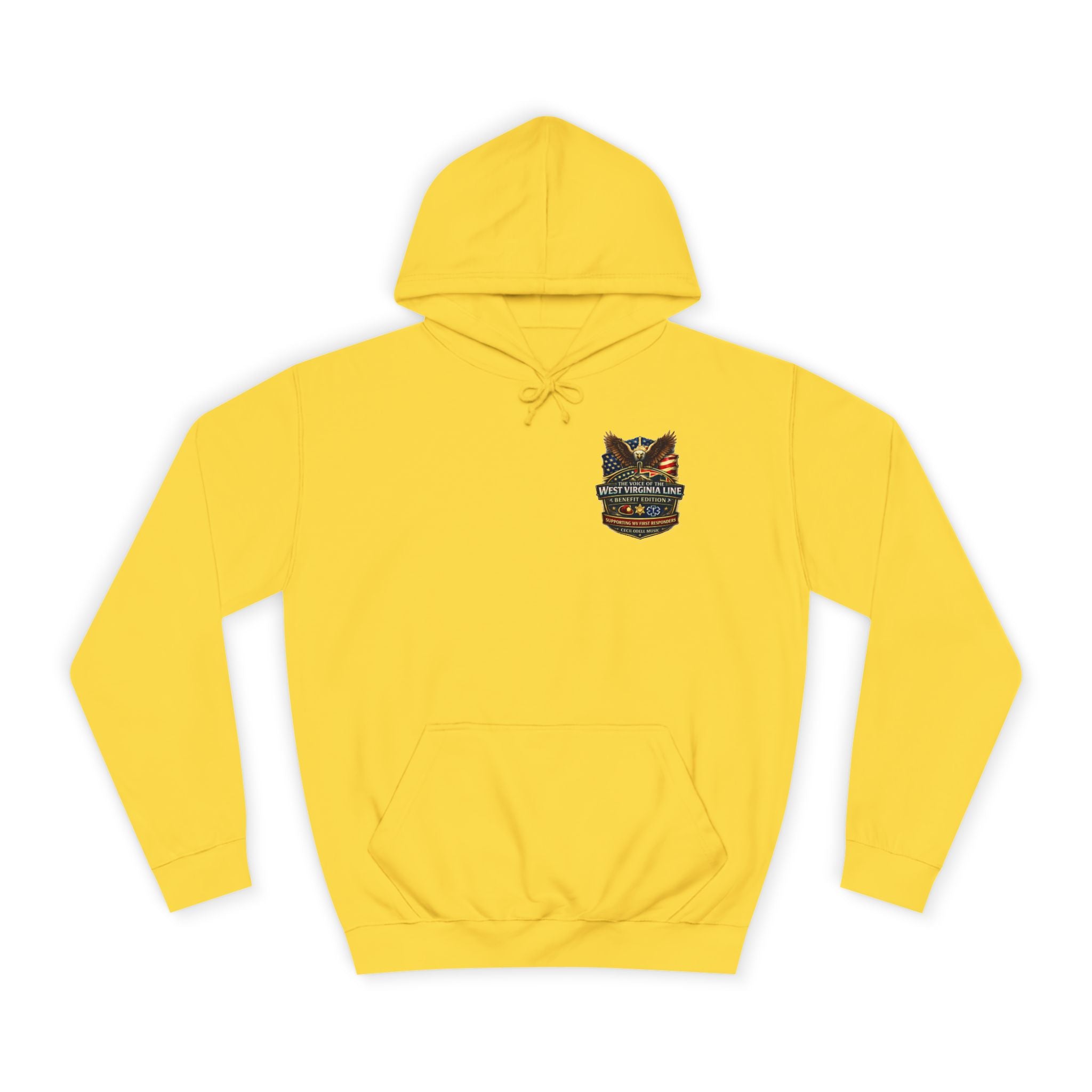 West Virginia Line Badge Hoodie: State & First Responder Tribute