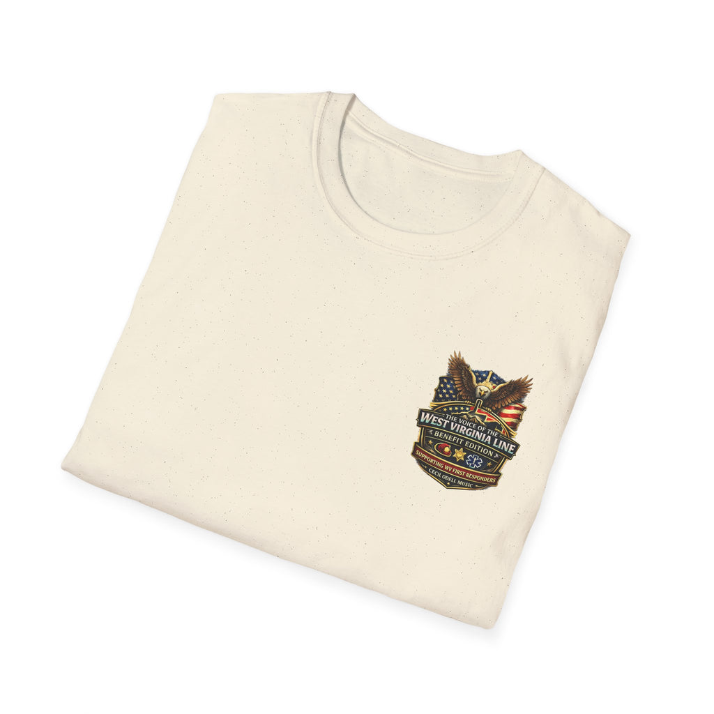 Fire Department T-Shirt: Tunnelton VFD Line Photo Tee