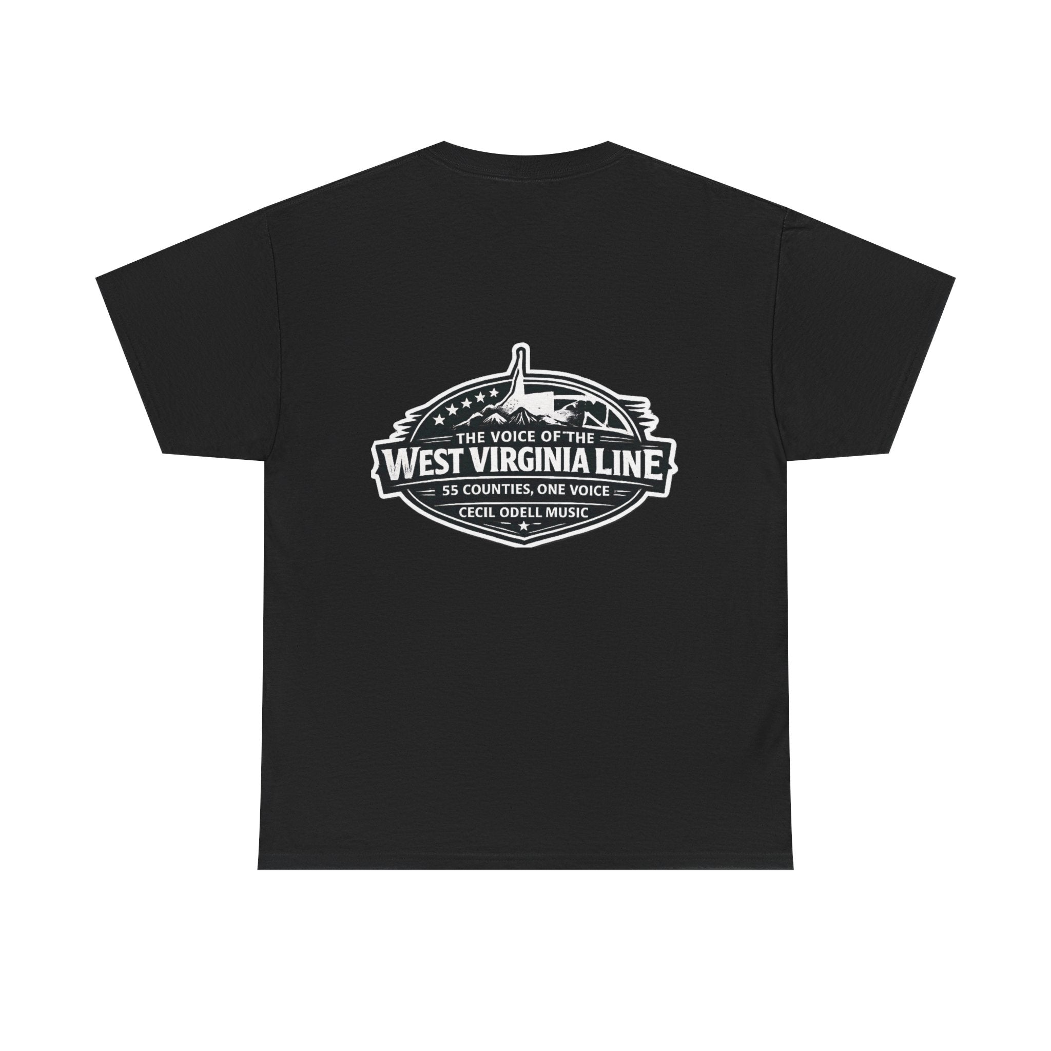 West Virginia Line Tee: 'The Voice of the West Virginia Line' Graphic T-Shirt