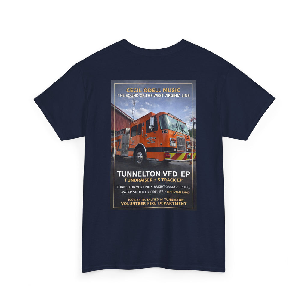 Tunnelton VFD Firetruck Tee: Volunteer Fire Department Fundraiser T-Shirt