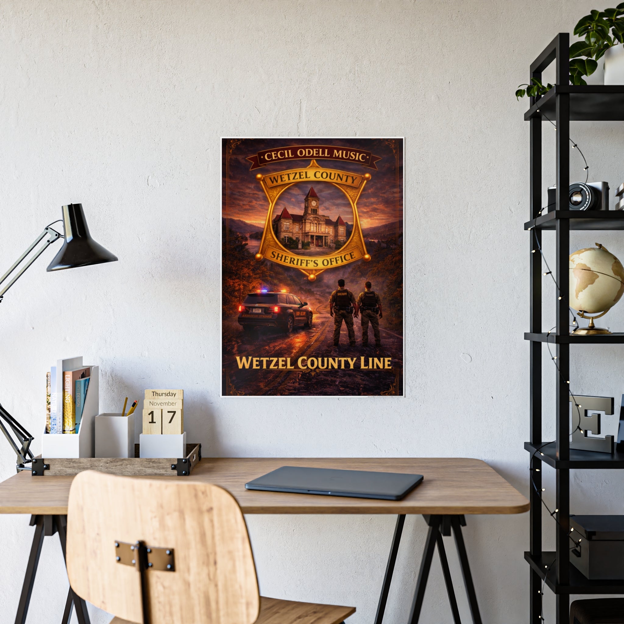 Wetzel County Line: Sheriff’s Office Gloss Poster