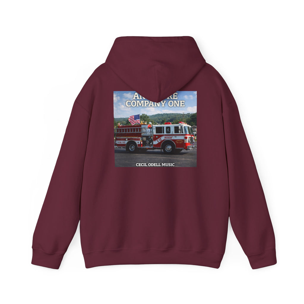 West Virginia Line Firetruck Hoodie: "The Sound of the West Virginia Line" Tribute Sweatshirt