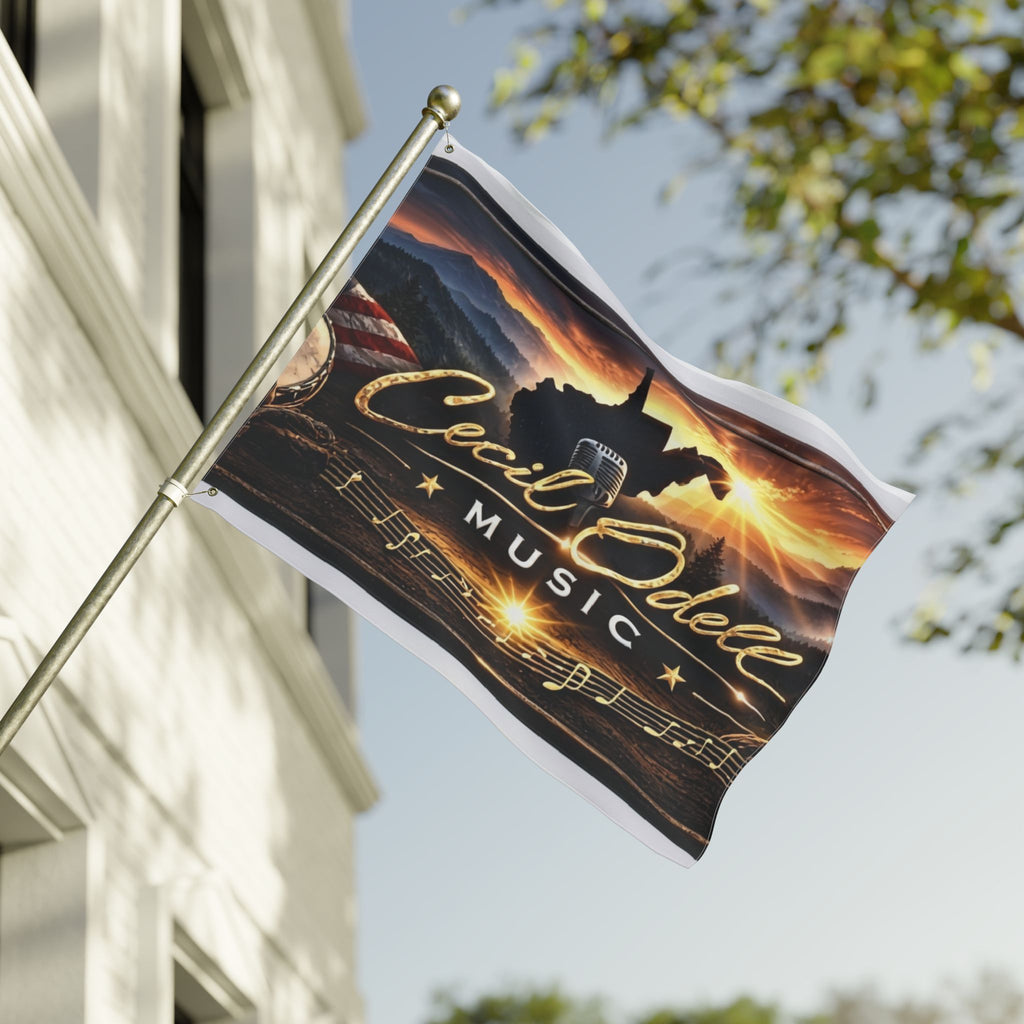 Cecil Odell Music Double-Sided Decorative Flag