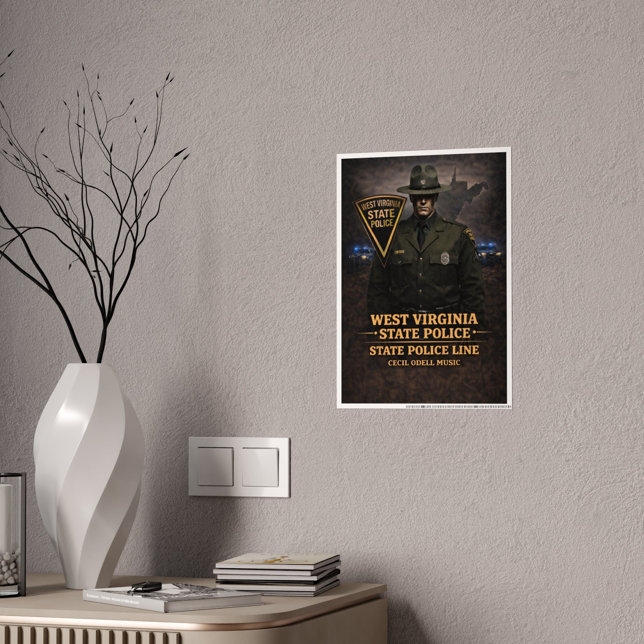 West Virginia State Police Poster: State Police Line Tribute Gloss Poster