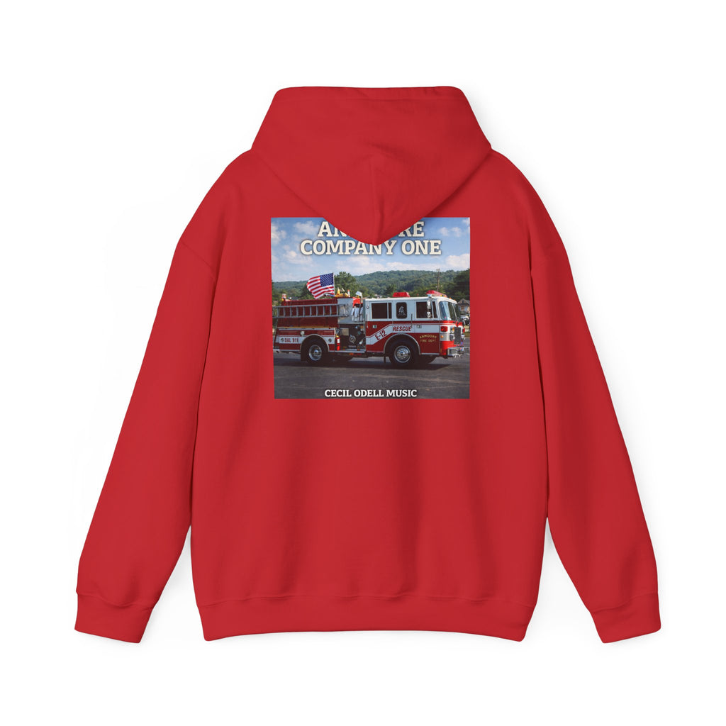 West Virginia Line Firetruck Hoodie: "The Sound of the West Virginia Line" Tribute Sweatshirt