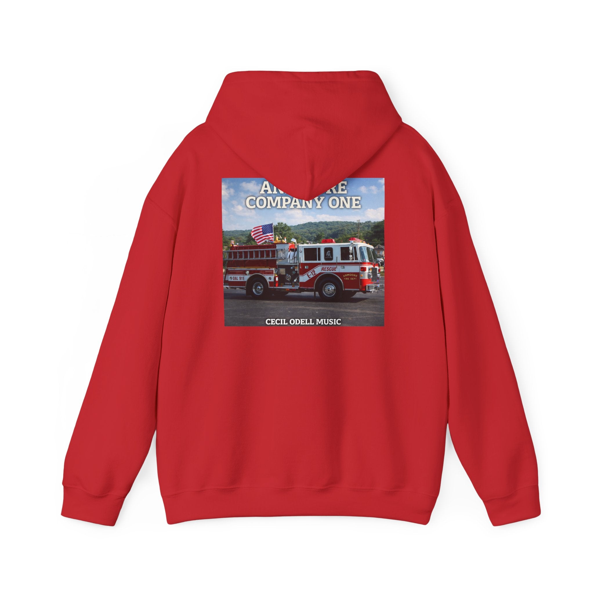 West Virginia Line Firetruck Hoodie: "The Sound of the West Virginia Line" Tribute Sweatshirt