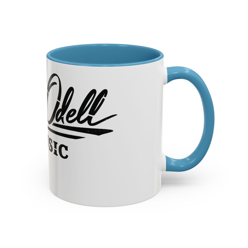Cecil Odell Music Accent Coffee Mug: Black-Trim Musician Gift (11/15 oz)