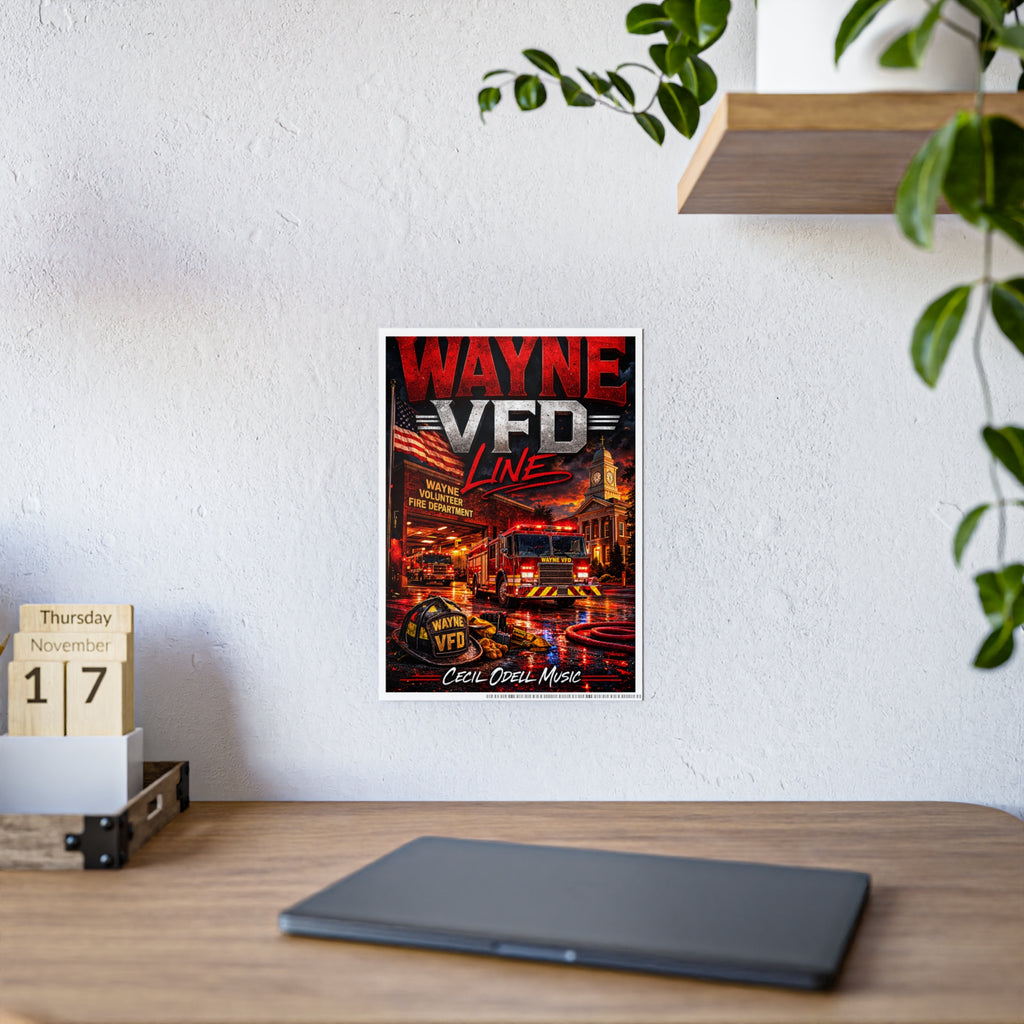 Poster - Wayne VFD Line Fire Department Tribute Gloss Poster