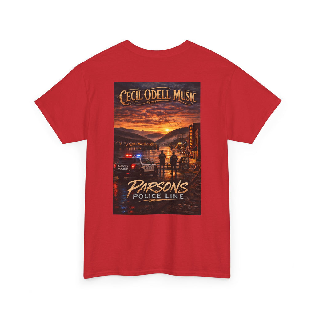 Parsons PD song art shirt