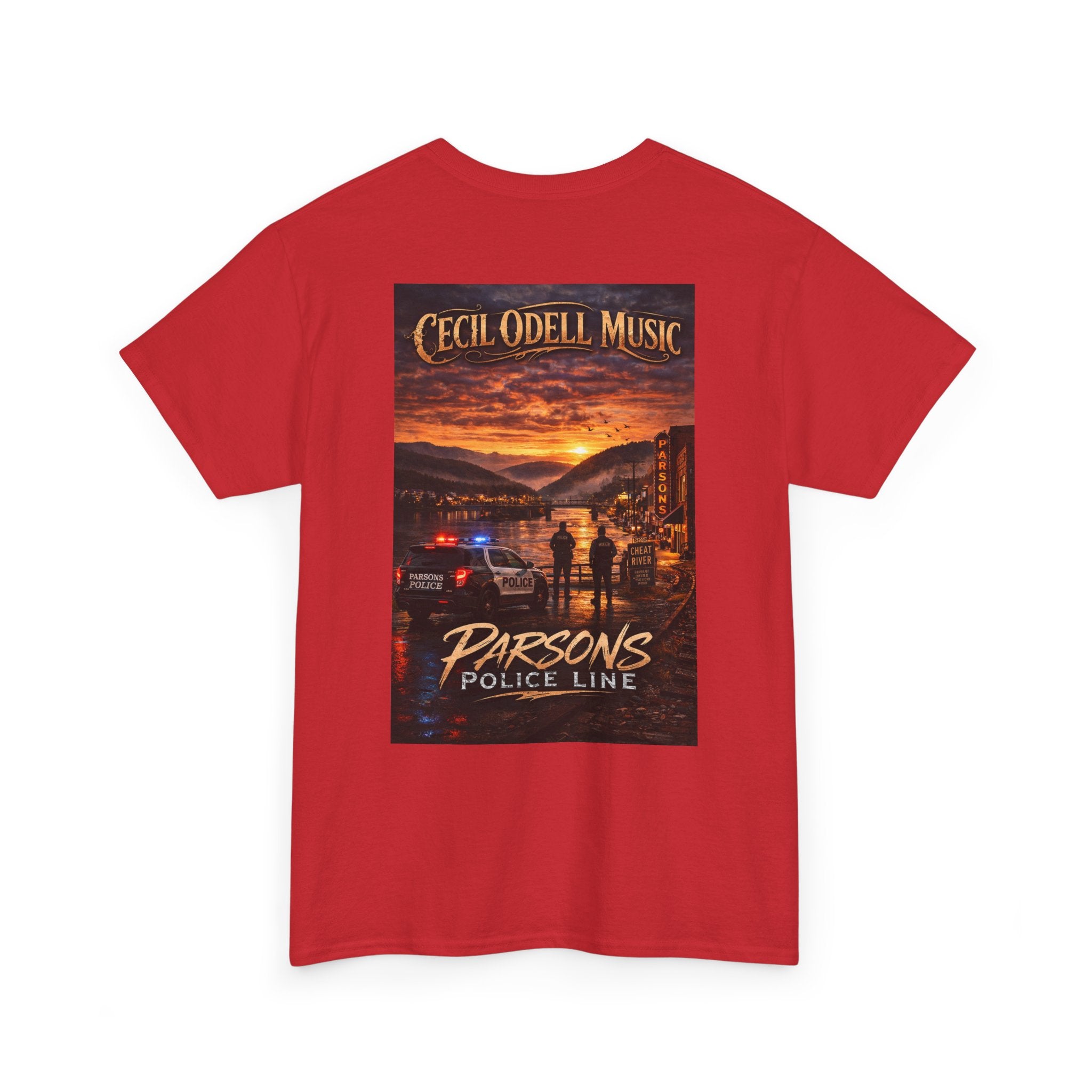 Parsons PD song art shirt