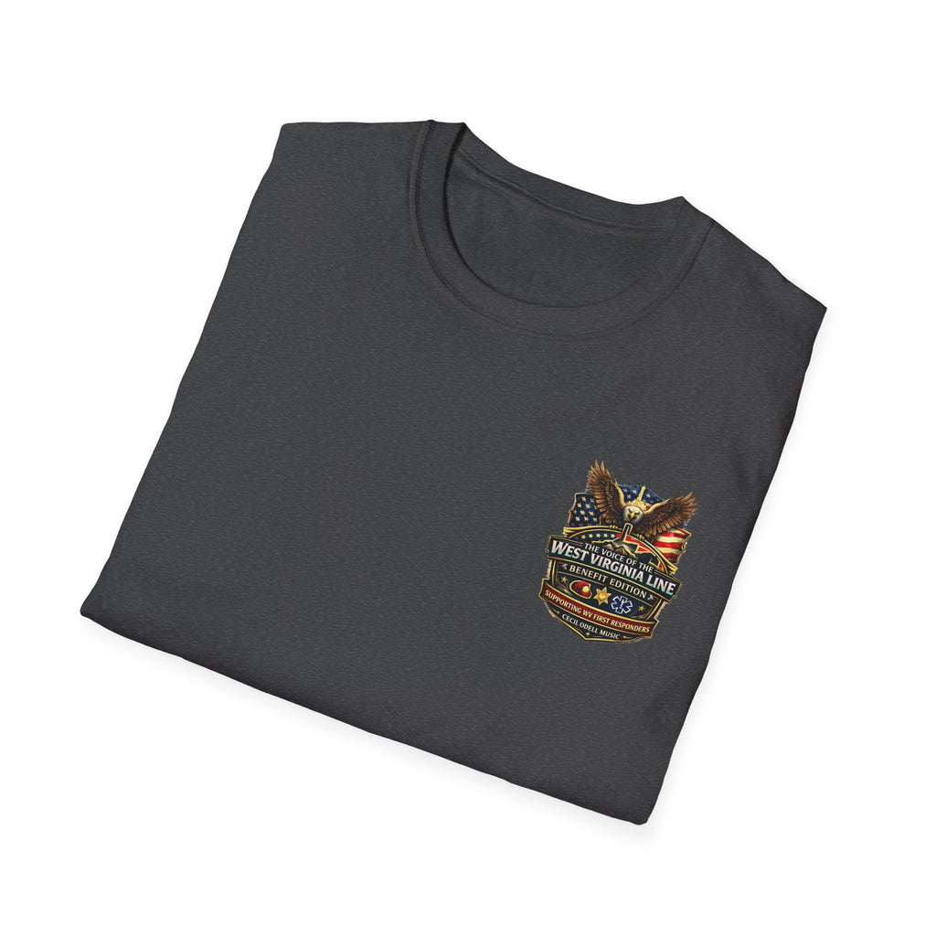 Fire Department T-Shirt: Tunnelton VFD Line Photo Tee
