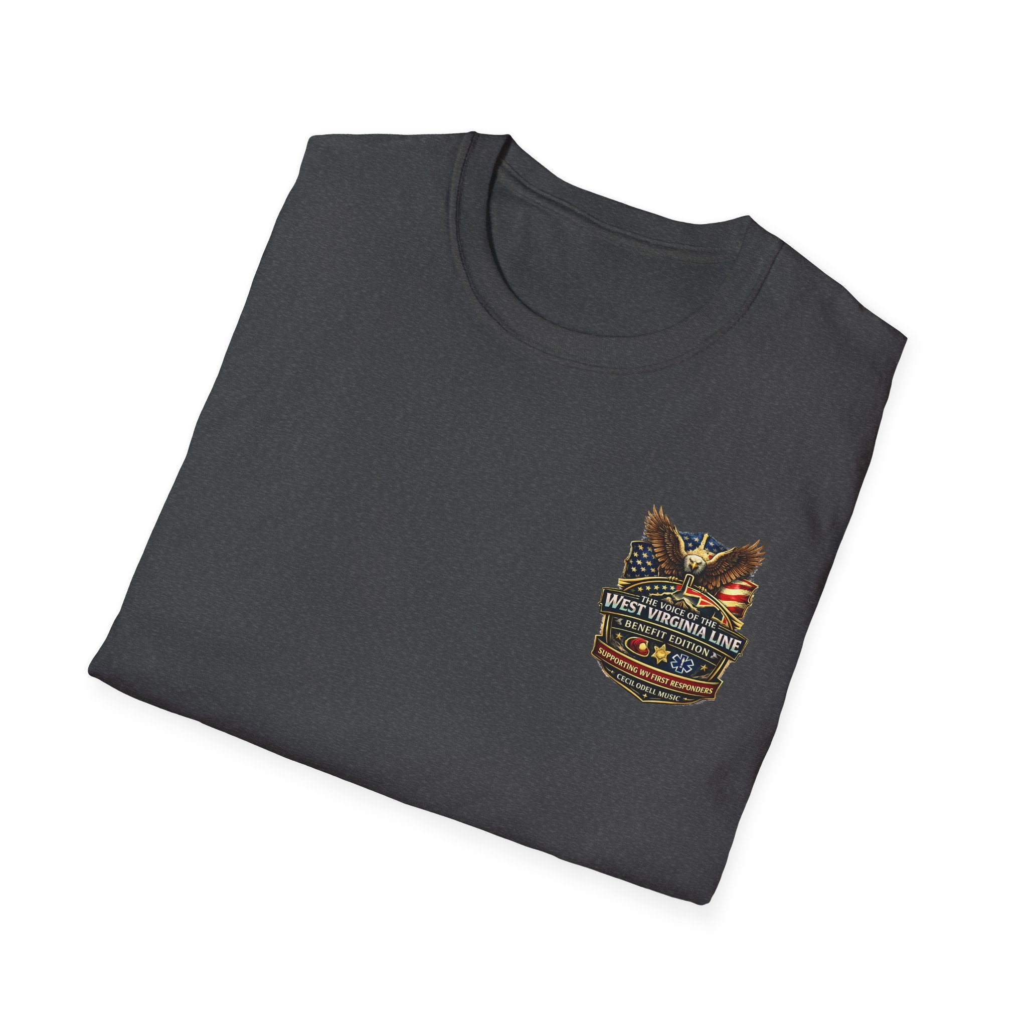 Fire Department T-Shirt: Tunnelton VFD Line Photo Tee