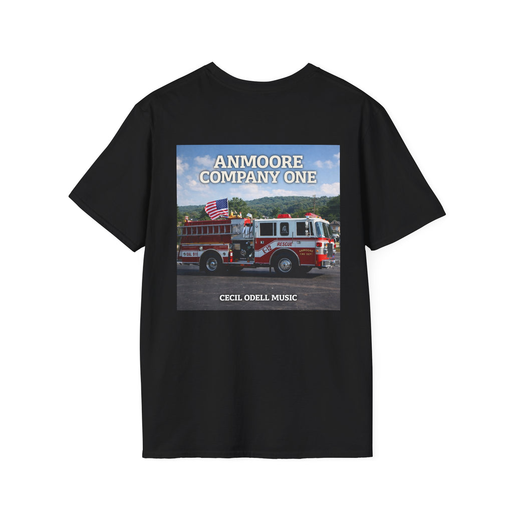 Firetruck Band Tee: "Anmoore Company One" Graphic T-Shirt