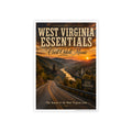 West Virginia Essentials Gloss Poster — Vintage Scenic State Music Print