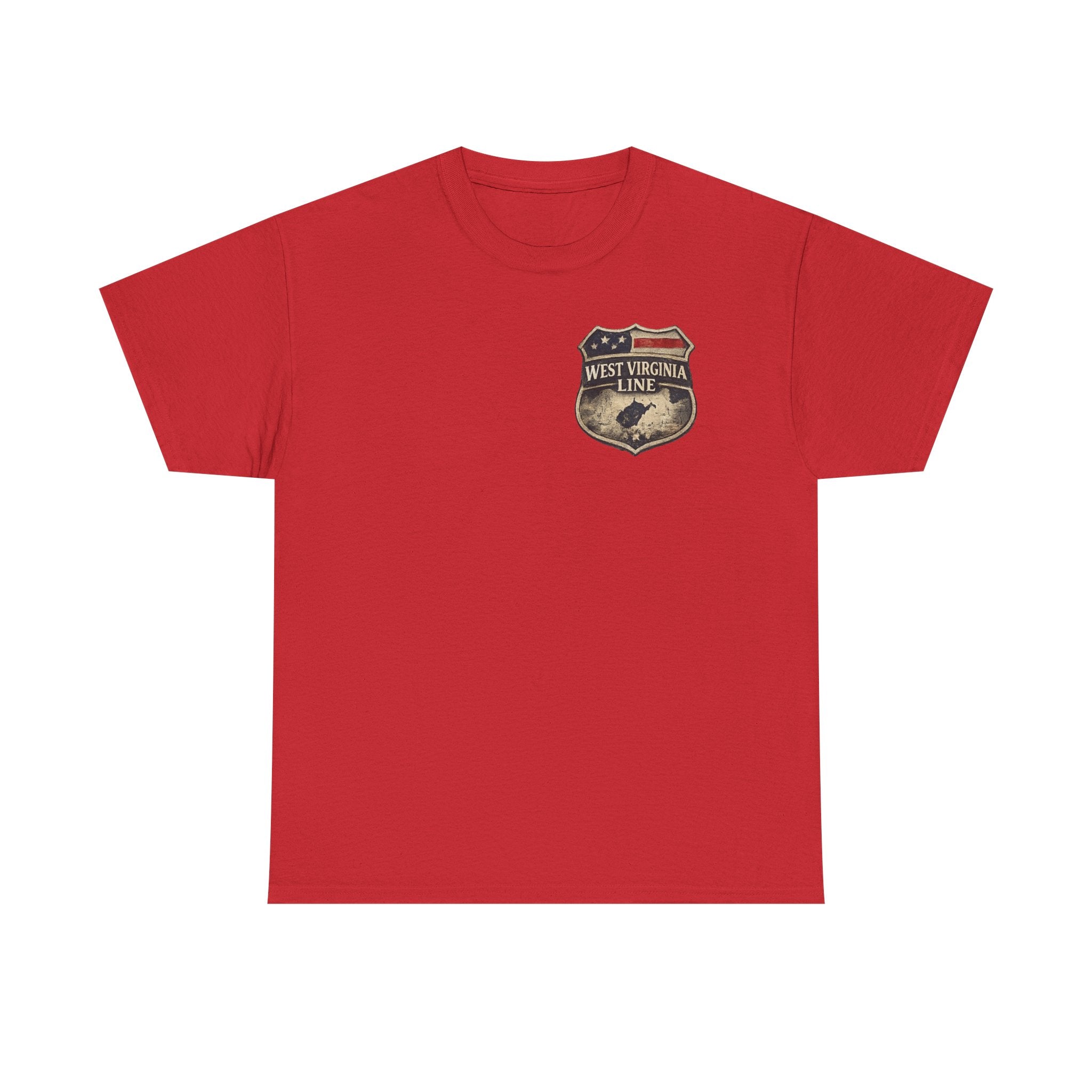 West Virginia Line Benefit Tee: Supporting First Responders (Eagle & Flag)