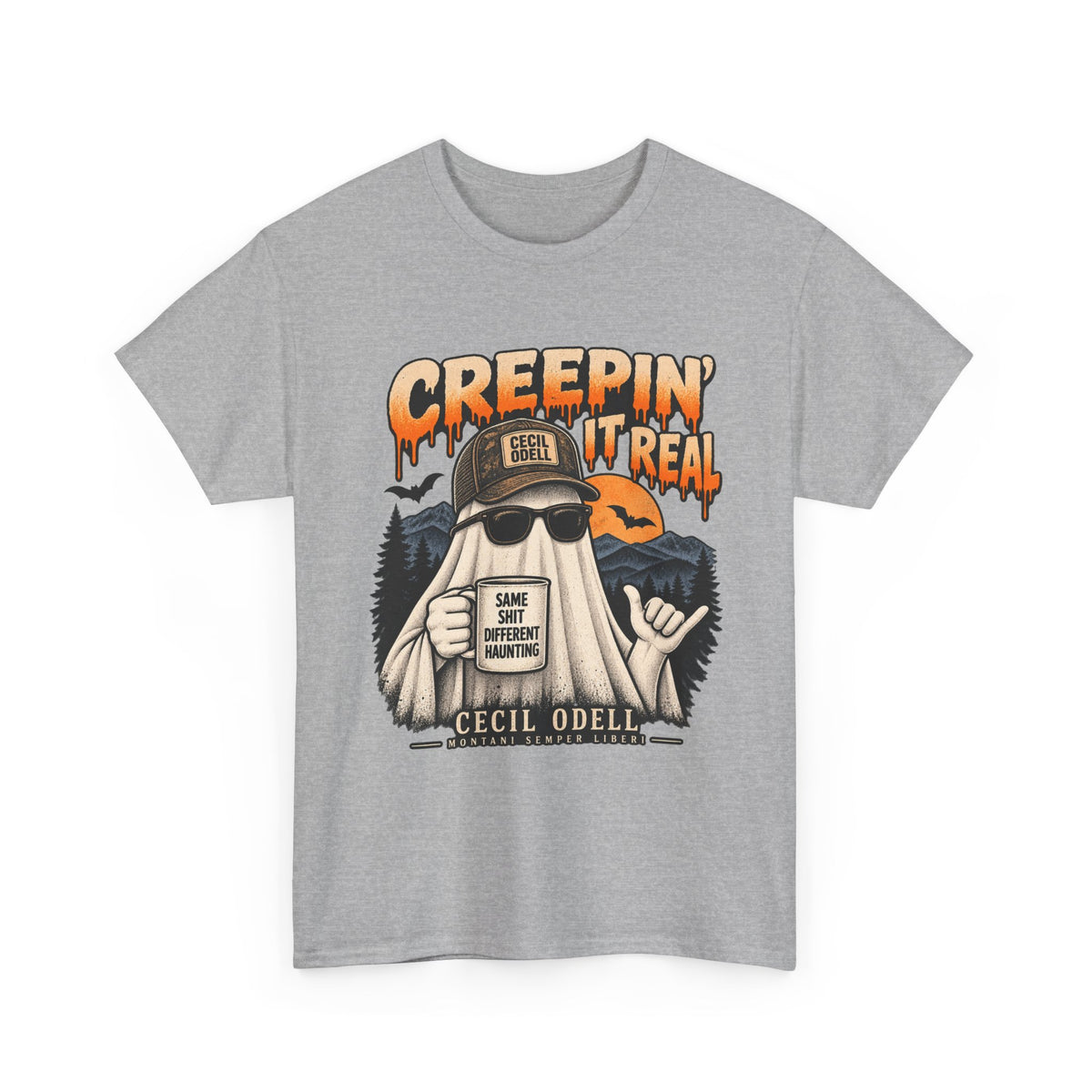 Creepin' It Real Halloween Tee | Cecil Odell