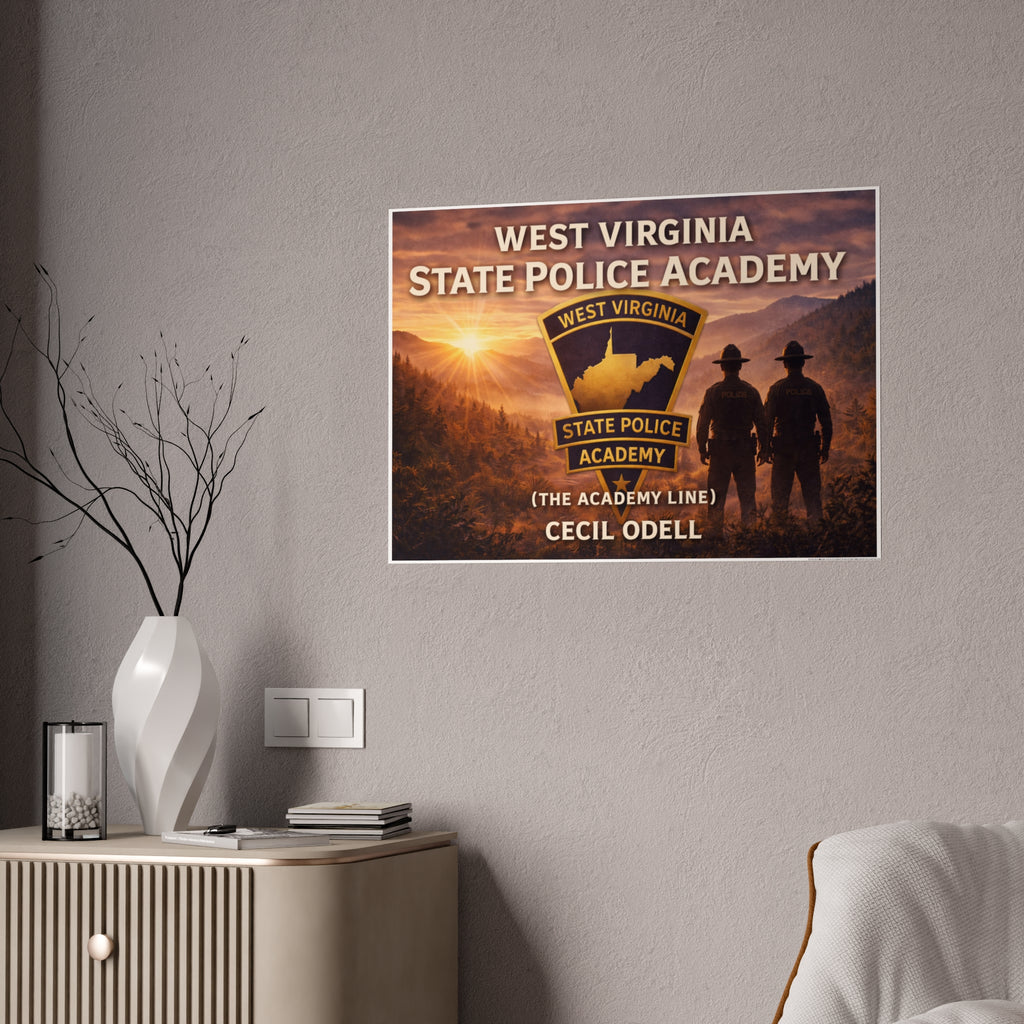 West Virginia State Police Academy Gloss Poster: "The Academy Line" Tribute