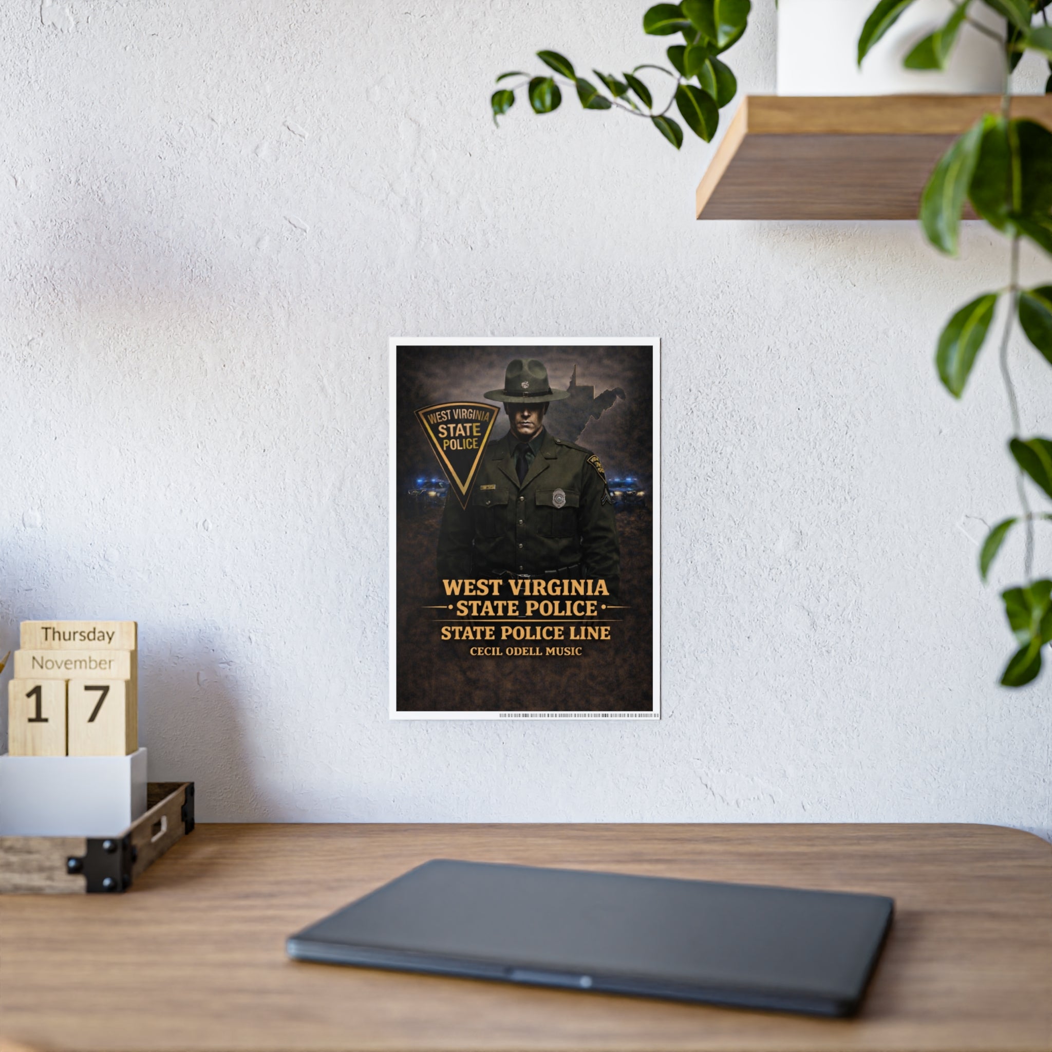 West Virginia State Police Poster: State Police Line Tribute Gloss Poster