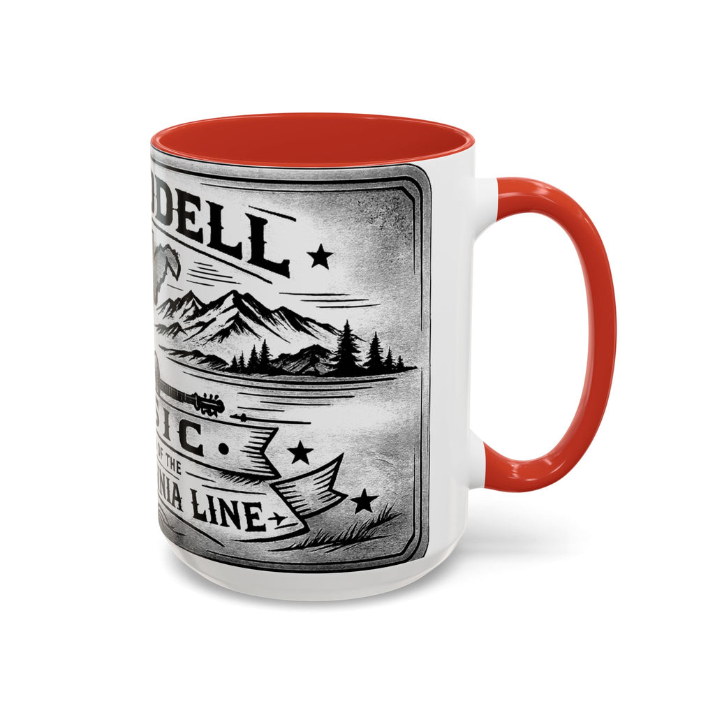 West Virginia Music Coffee Mug: 'The Sound of the West Virginia Line' Accent Mug
