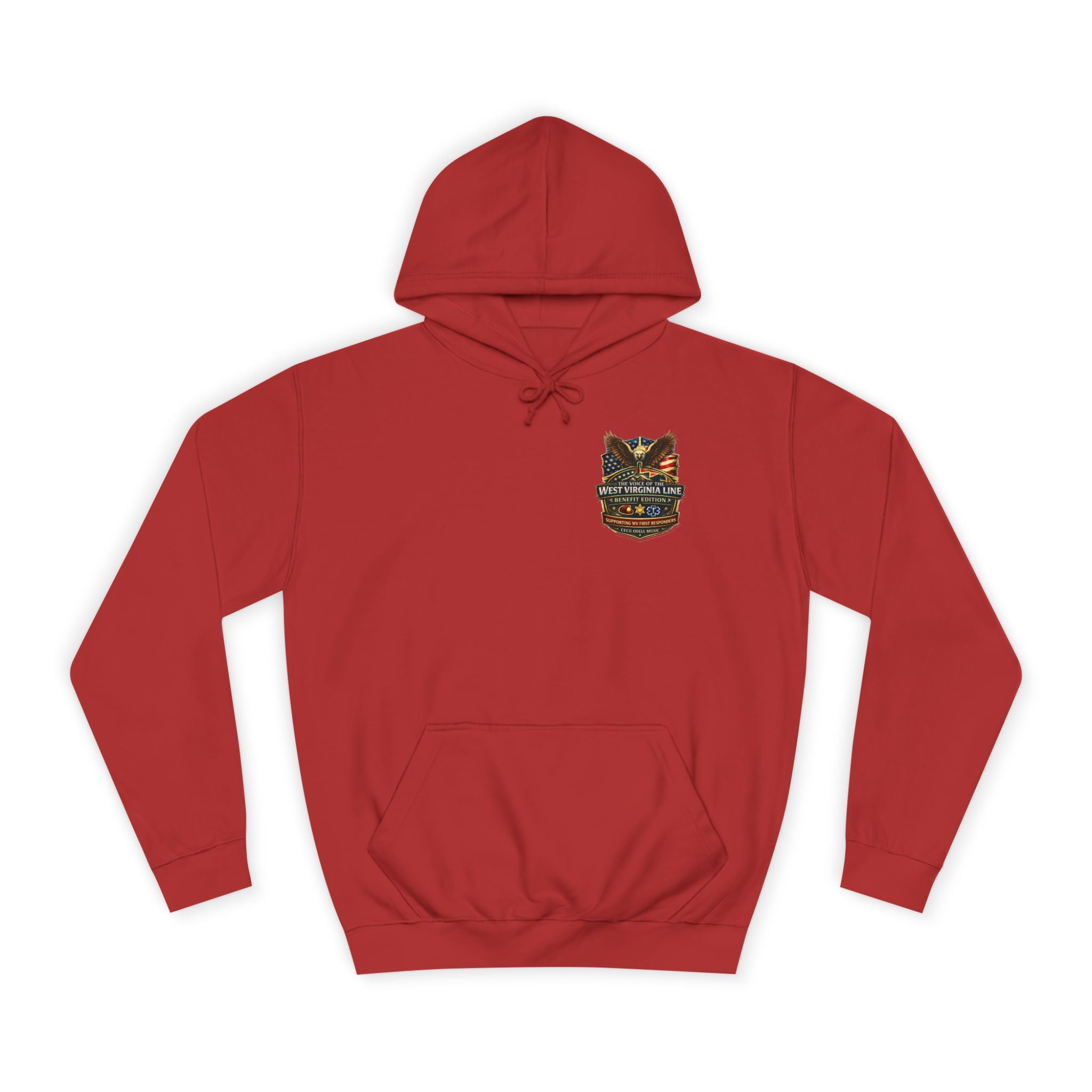 West Virginia Line Badge Hoodie: State & First Responder Tribute